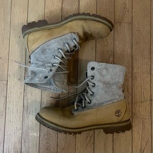 Timberland Fold-over Suede Boots